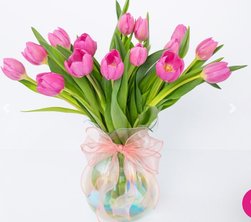 [26.00] 15 Pink Tulips Bouquet
