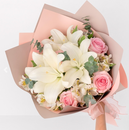 [15.00] Rose &Lilies Bouquet